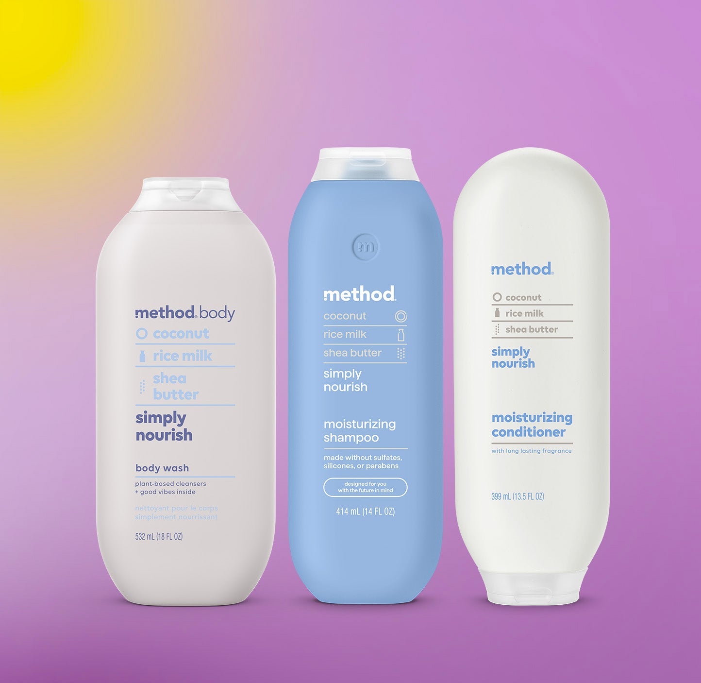 shower trio - simply nourish. 45.5 oz