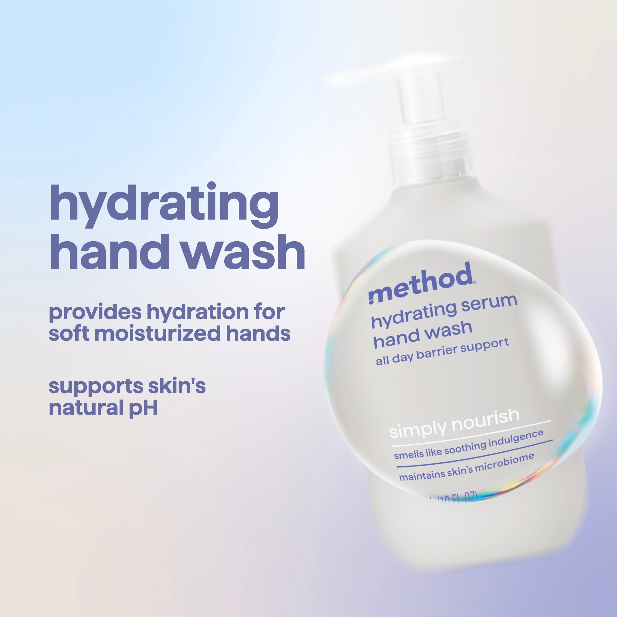 hydrating serum hand wash - simply nourish. 10 oz