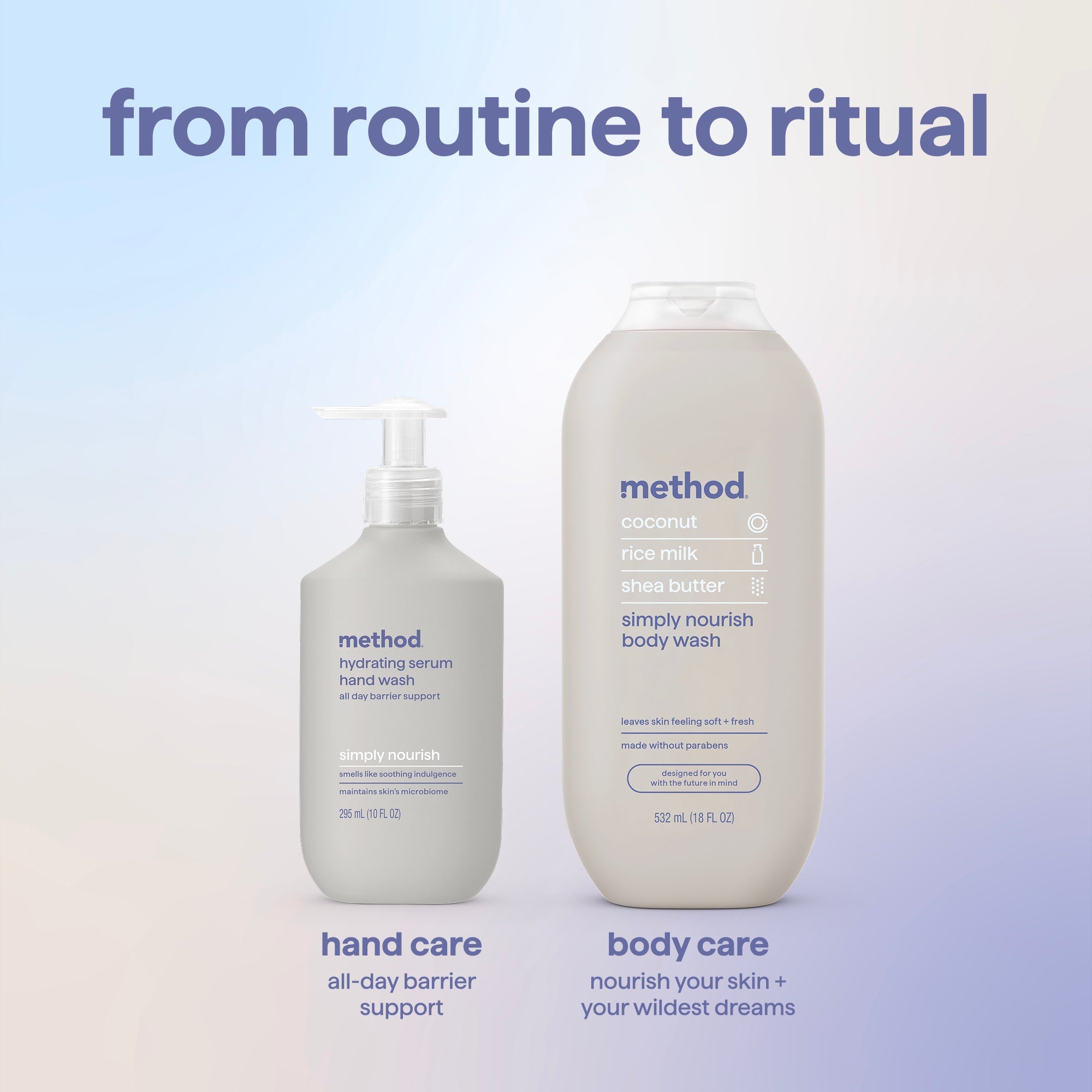 hydrating serum hand wash - simply nourish. 10 oz