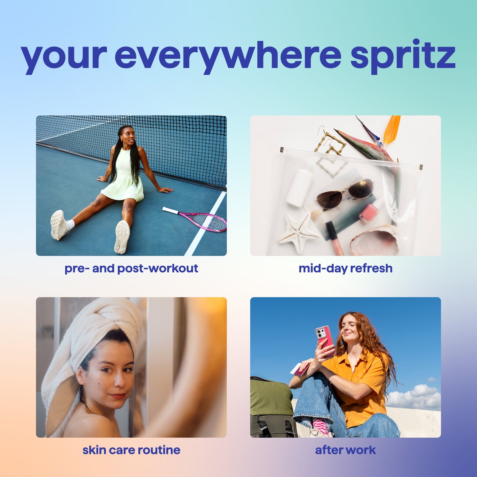 skin spritz face + body mist