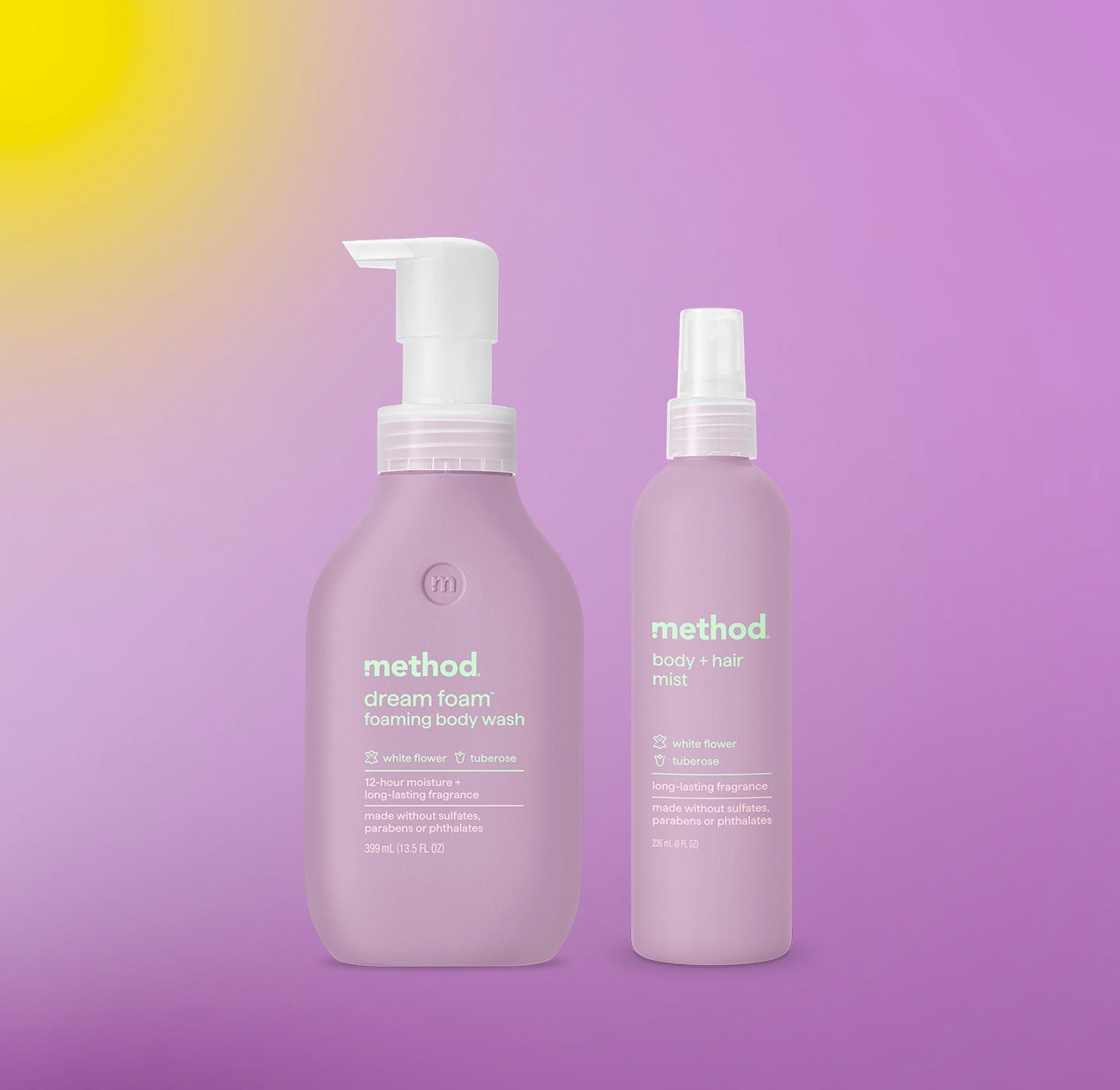 white flower + tuberose body wash + mist duo