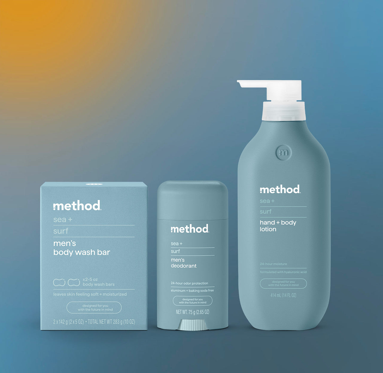 men body bundle - sea + surf. 26.65 oz
