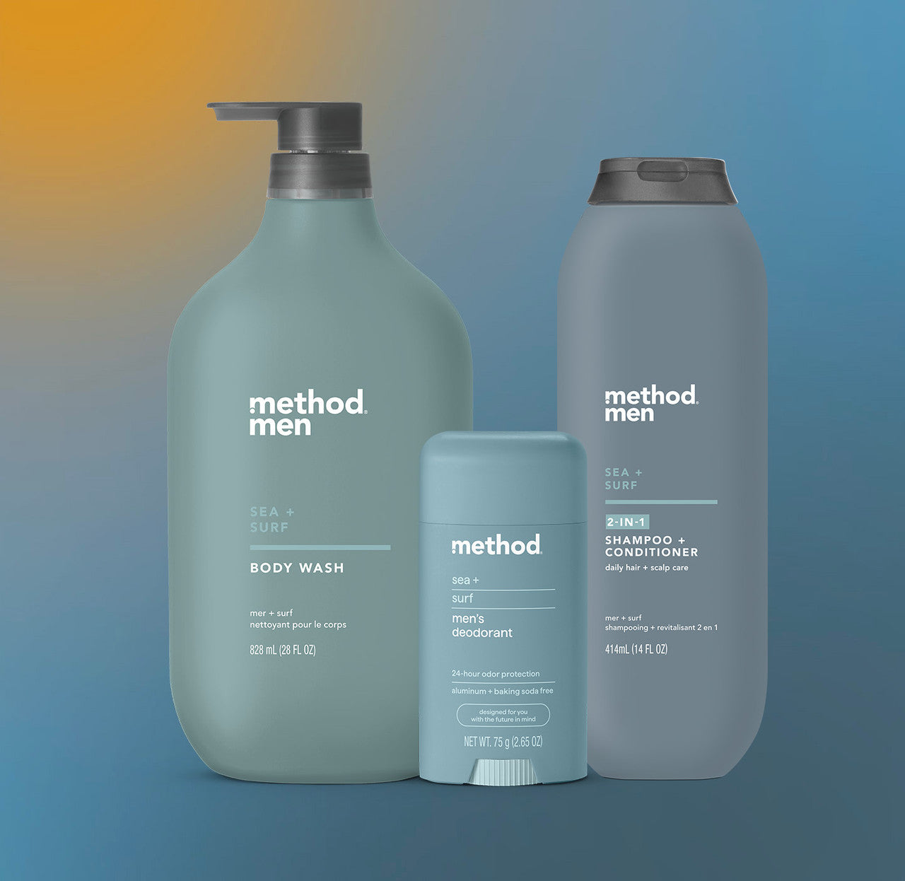men bundle - sea + surf. 44.65 oz