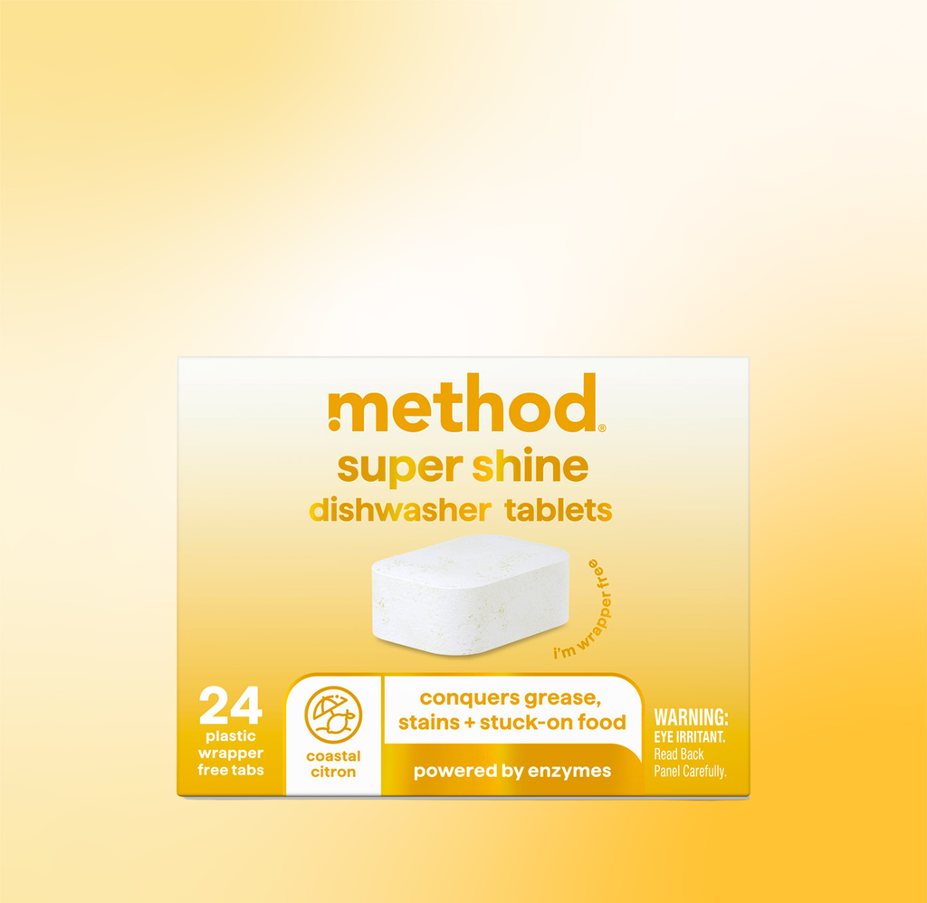 super shine dishwasher tablets - Coastal Citron. 24 ct.