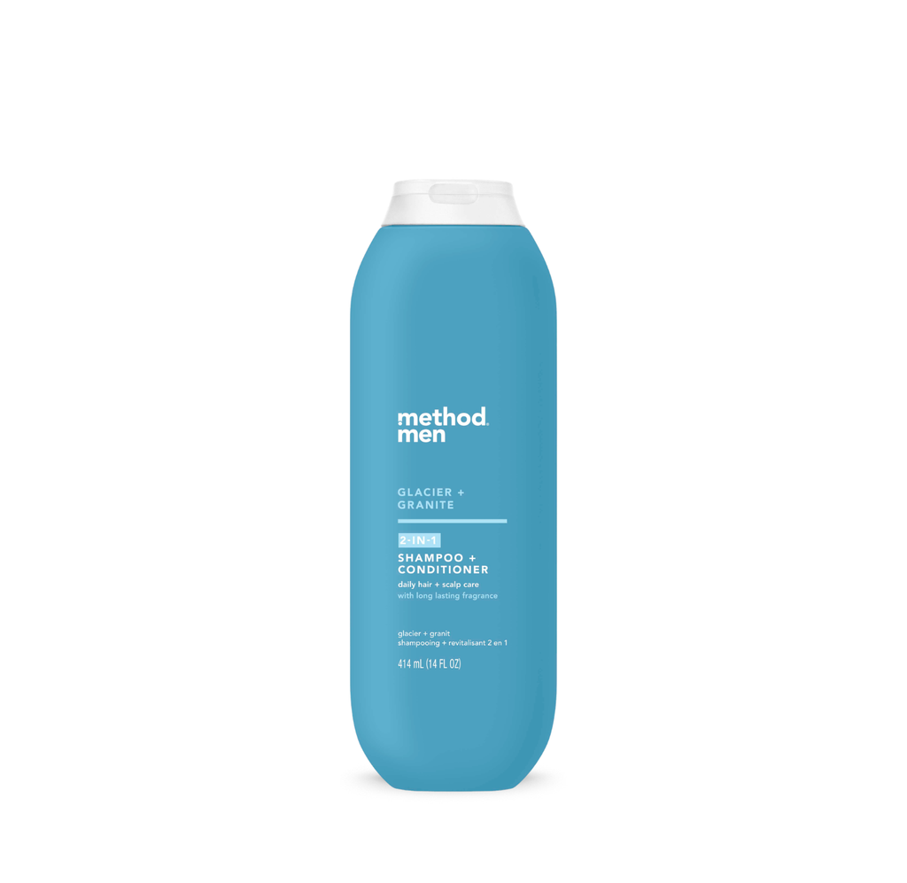 men 2-in-1 shampoo + conditioner - glacier + granite. 14 fl oz