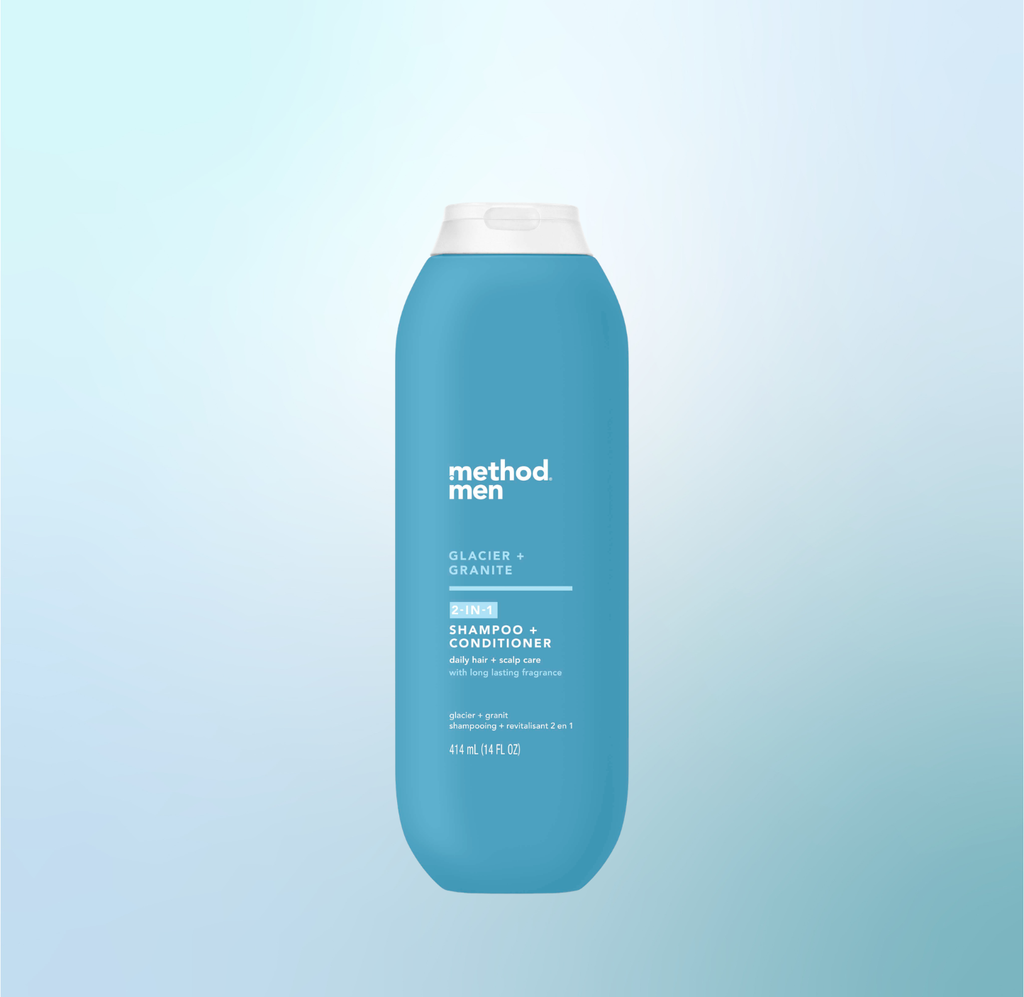 men 2-in-1 shampoo + conditioner - glacier + granite. 14 fl oz