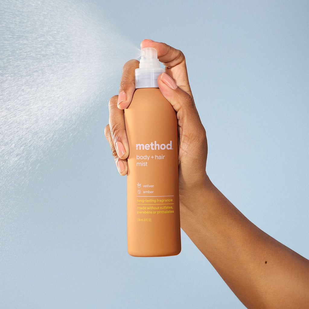 body + hair mist - vetiver + amber. 8 fl oz