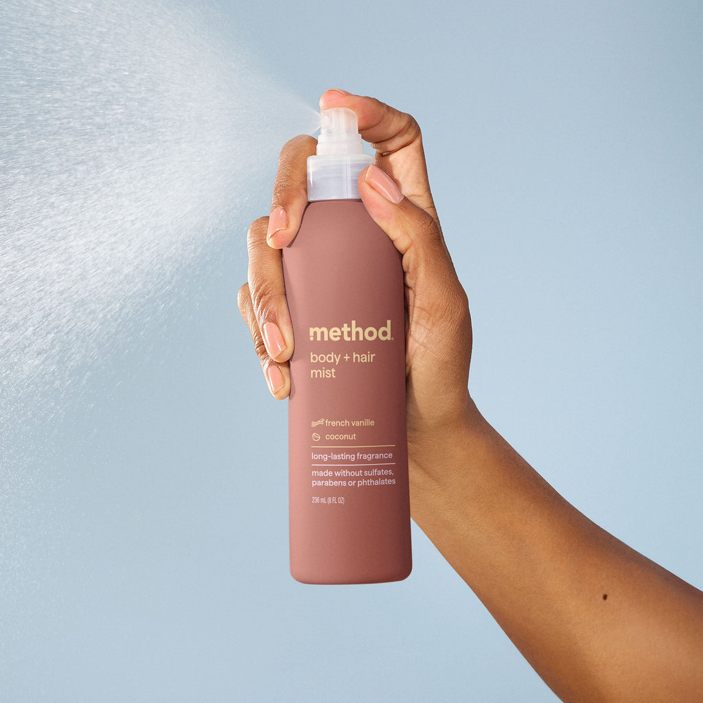 body + hair mist - french vanille + coconut. 8 fl oz