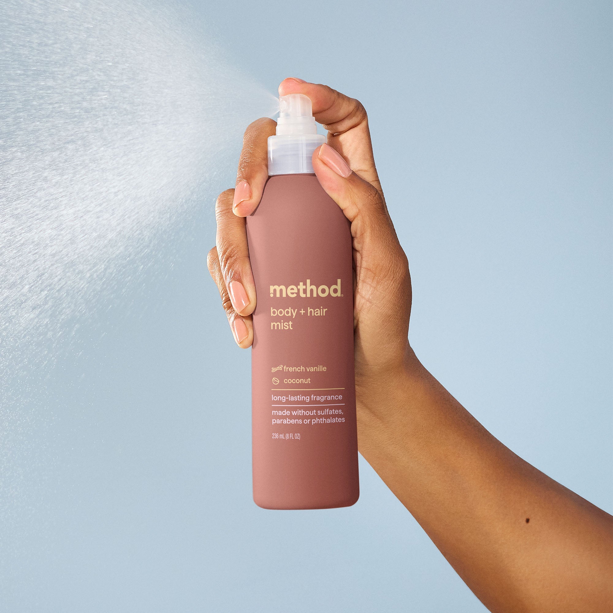 body + hair mist - french vanille + coconut. 8 fl oz