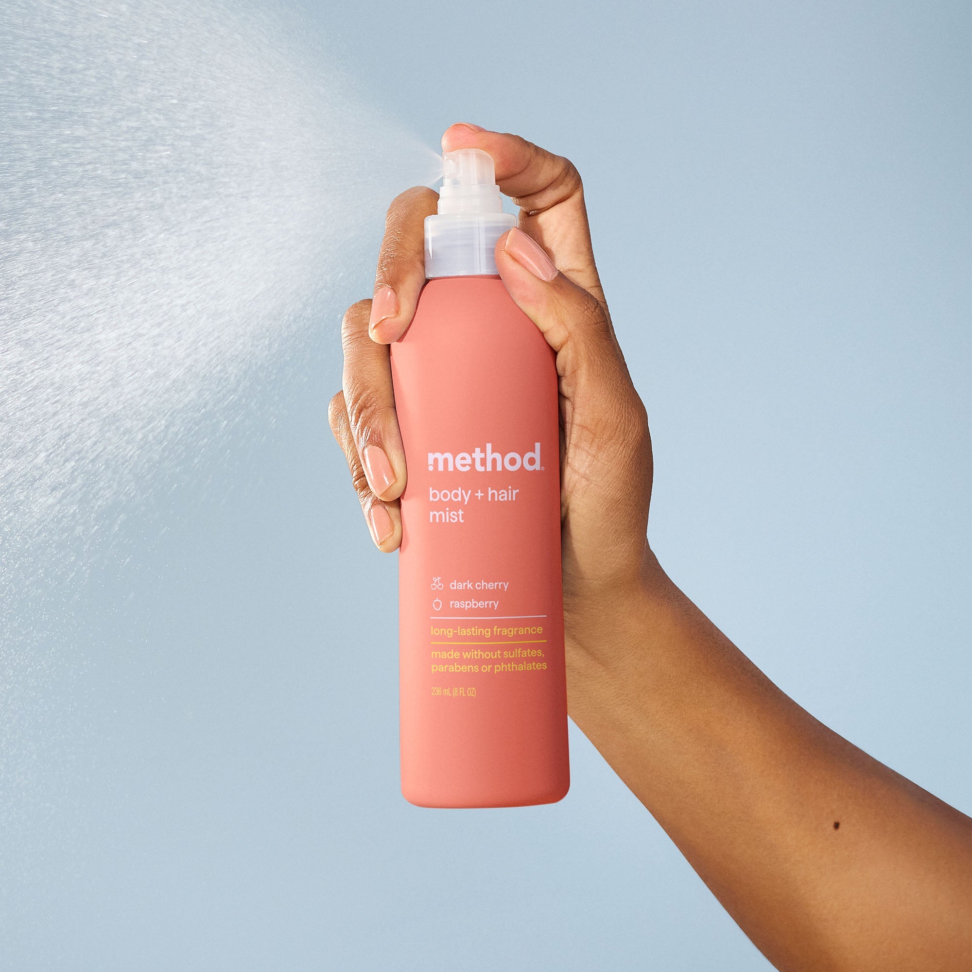 body + hair mist - dark cherry + raspberry. 8 fl oz