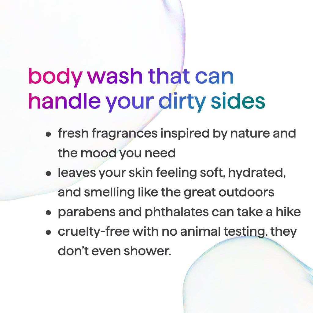 body wash - moss + meadow. 18 fl oz