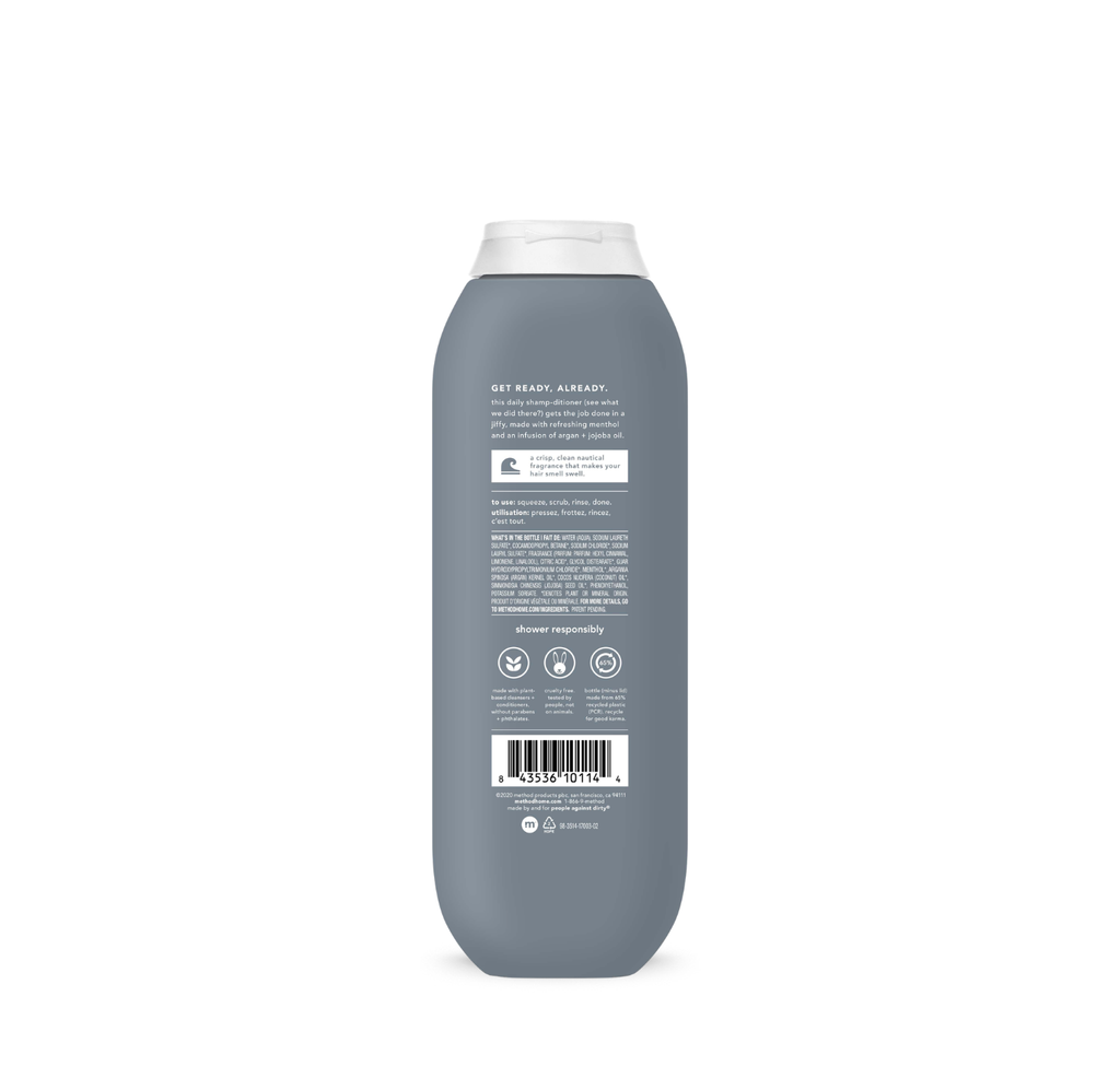 men 2-in-1 shampoo + conditioner - sea + surf. 14 fl oz