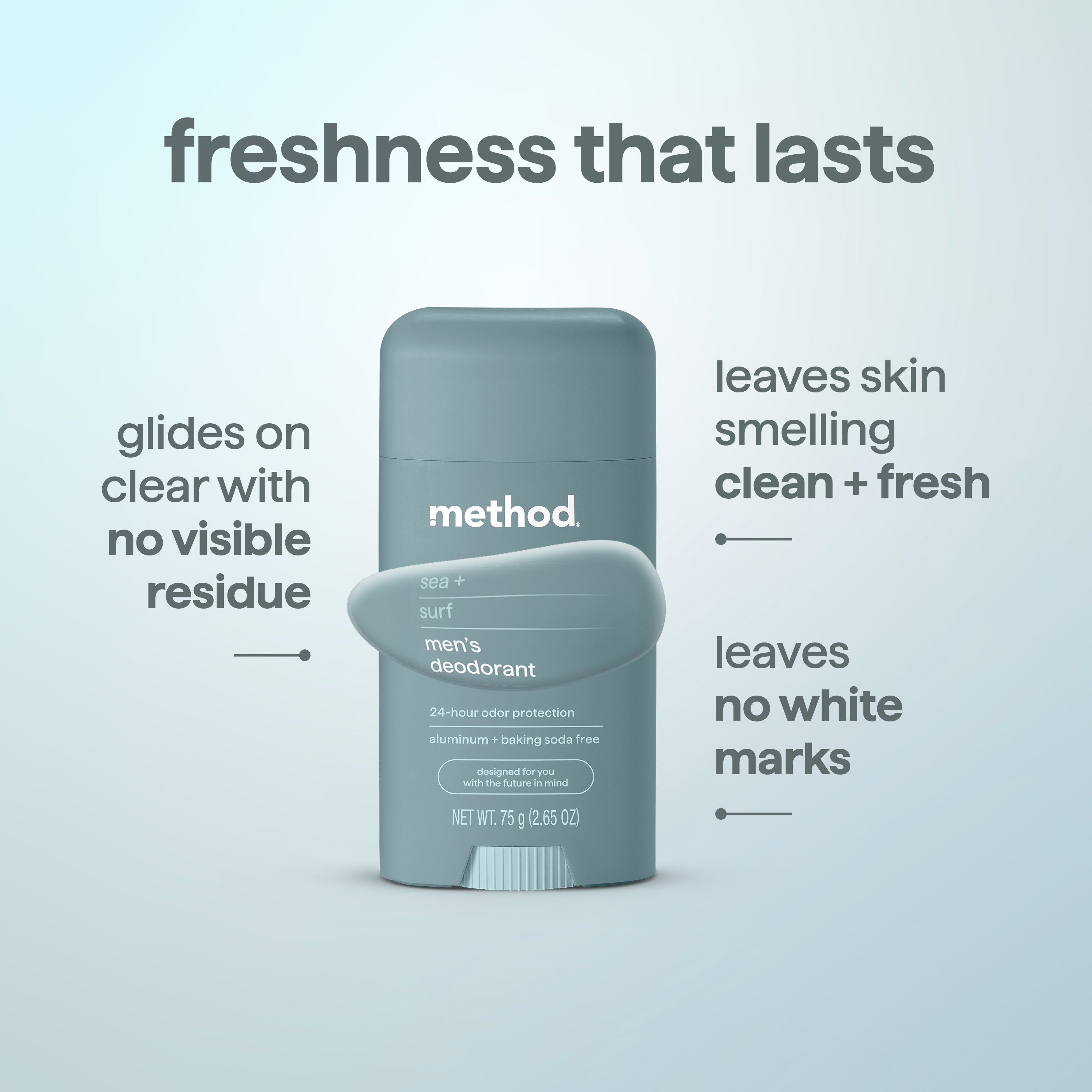 deodorant - sea + surf. 2.65 oz