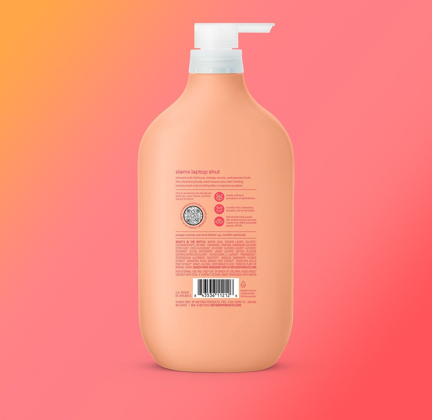 body wash - island mist. 28 fl oz