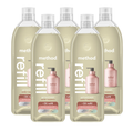 vanilla + raspberry gel hand wash refill 5-count bundle. 170 fl oz