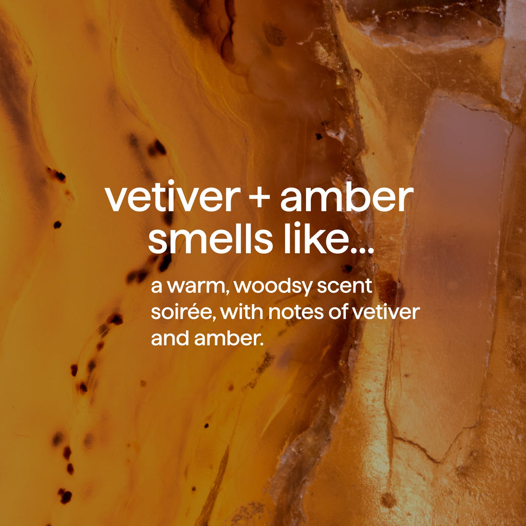body + hair mist - vetiver + amber. 8 fl oz