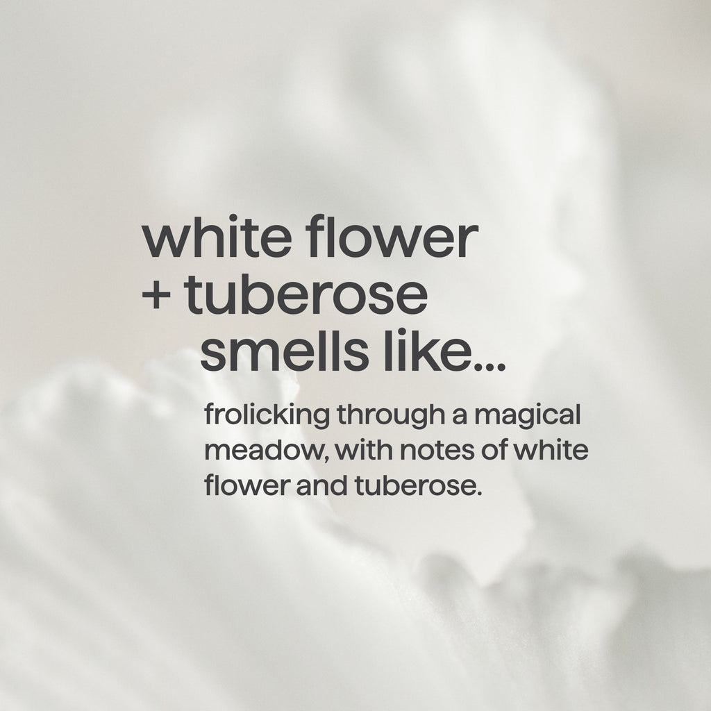 body + hair mist - white flower + tuberose. 8 fl oz