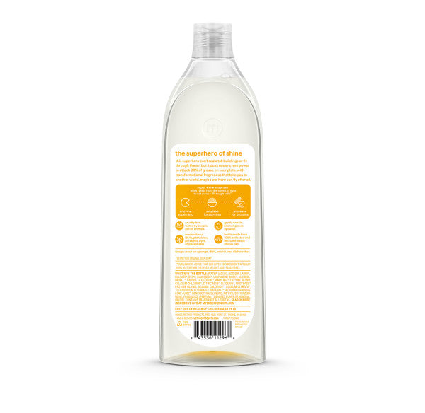 super shine liquid dish soap - coastal citron. 16 fl oz